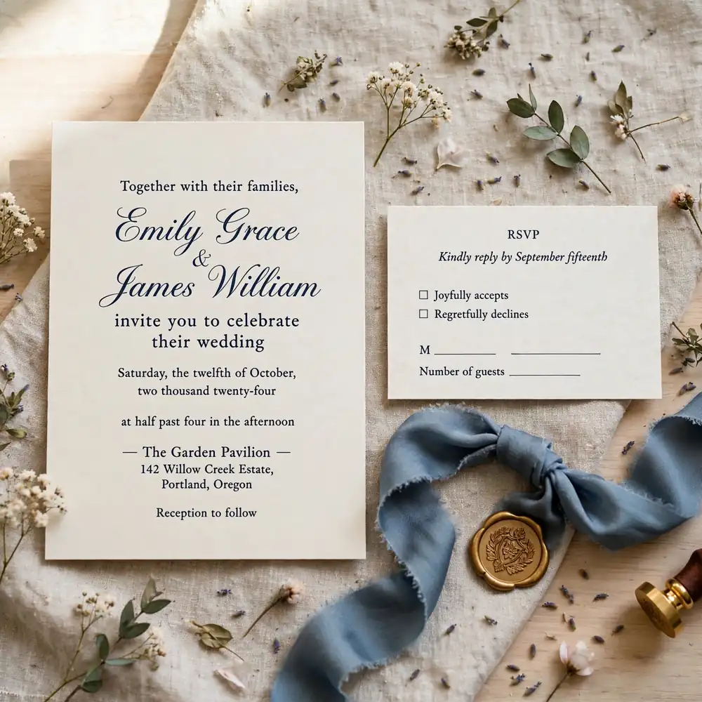 Stationery wedding ideas
