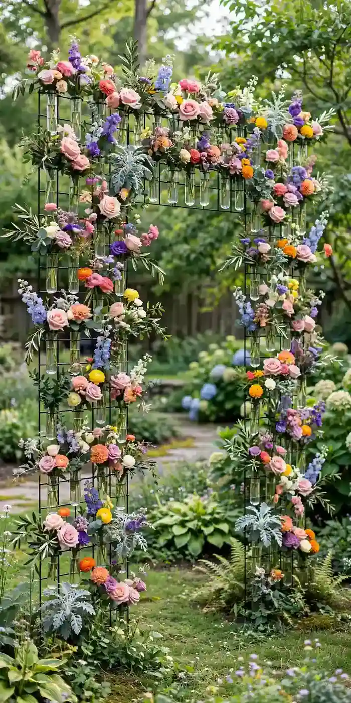 Flower ceremony arch
