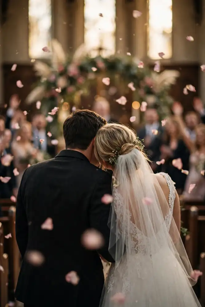 First kiss in slow motion