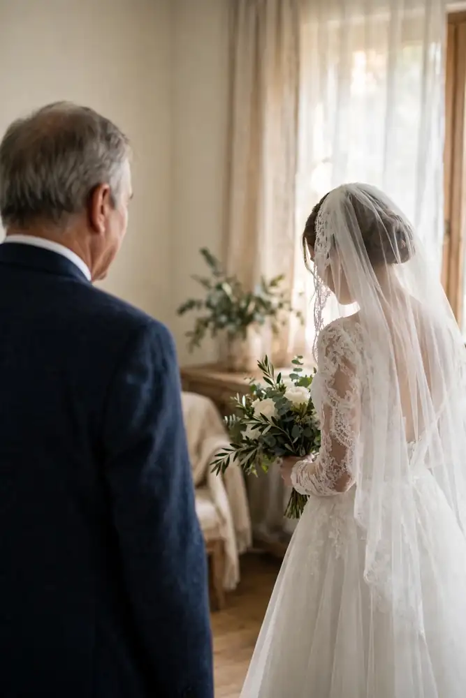 First look with dad
