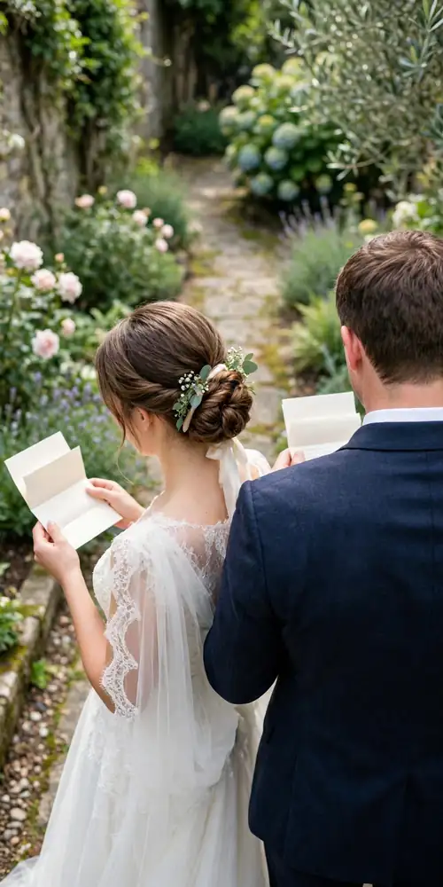 Letter reading before the first look